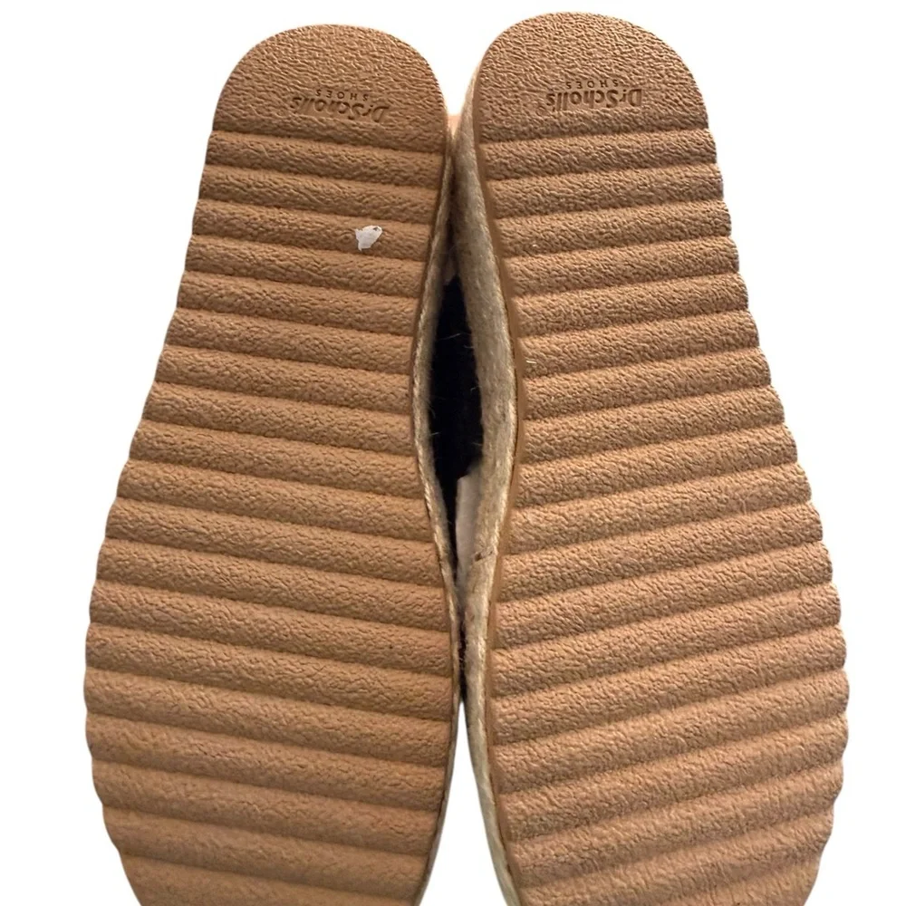 Dr. Scholl's Ember Espadrille Wedge Sandal Size 9M Black Tan Resort Vacation NEW - Picture 7 of 11